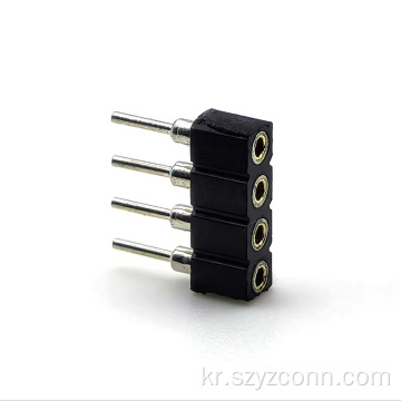 2.54mm 피치 가공 암 헤더 커넥터 4P